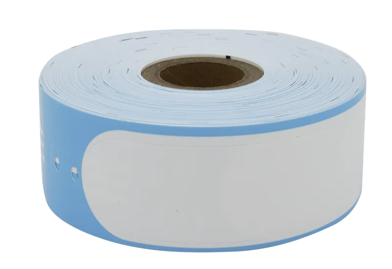 G&G браслеты для взрослых Adult Blue 35 mm/260 mm, цвет голубой, 100 шт в рулоне, клипсы в комплекте