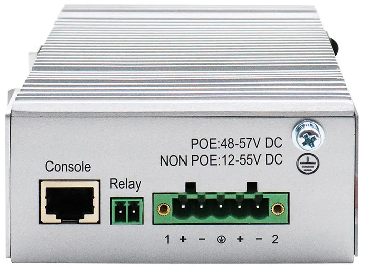 Коммутатор ORIGO Managed L2 Industrial Fast Ring Switch 4x1000Base-T PoE, 2x1000Base-X SFP, PoE Budget 60W, Surge 4KV, -40 to 75°C