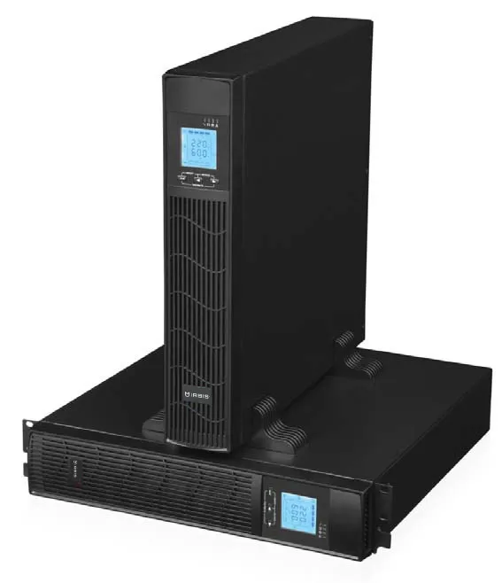 Источник бесперебойного питания IRBIS UPS Online  2000VA/1800W, LCD,  8xC13 outlets, USB, RS232, SNMP Slot, Rack mount/Tower