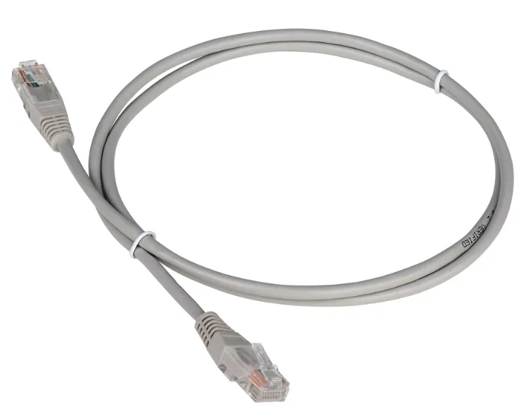 Патч-корд Lanmaster TWT-45-45-0.15-GY UTP RJ-45 вил.-вилка RJ-45 кат.5E 0.15м серый ПВХ (уп.:1шт)
