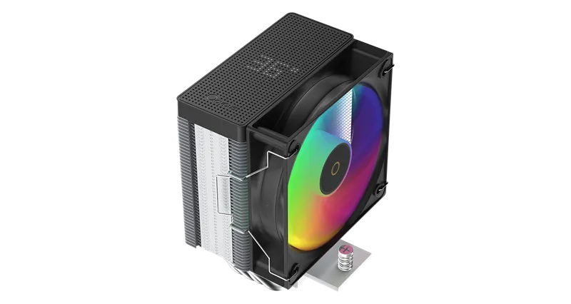 Ocypus Gamma A40 BK ARGB Digital, 100mm ARGB FAN, Top Display Panel, 4 HEAT PIPES, 4-PIN PWM, 600-2400 RPM, 29.5DBA, HYDRO BEARING, LGA115X/1200/1700/18XX, AM4/AM5