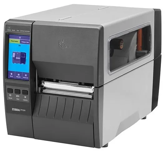 Zebra ZT231 (CN), TT, 4", 300 dpi, Tear, EU/UK Cords, USB, Serial, Ethernet, BTLE, USB Host, EZPL