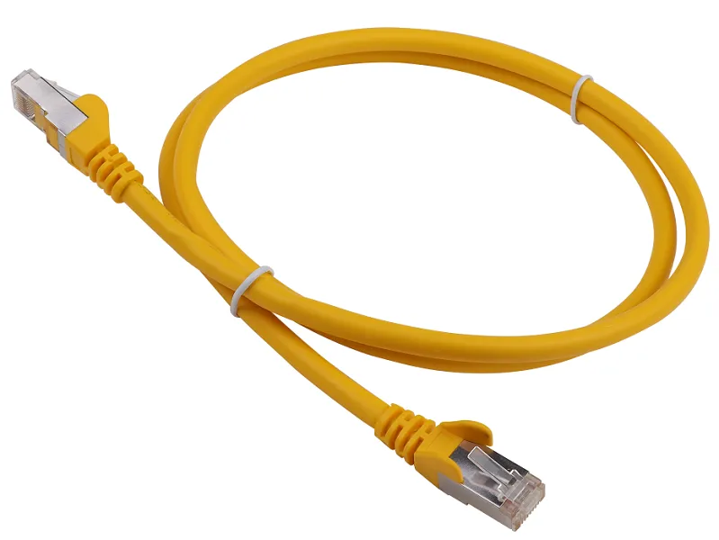 Патч-корд Lanmaster LAN-PC45/S6A-2.0-YL FTP RJ-45 вил.-вилка RJ-45 кат.6A 2м желтый LSZH (уп.:1шт)