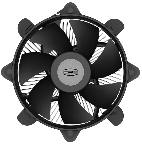 PCCooler R120, 95mm FAN, AL, 4-PIN PWM, 900-2700 RPM, 27.8DBA, HYDRO BEARING, LGA 1851/1700/1200/115X