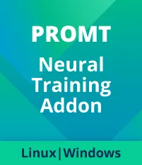 PROMT Neural Translation Server – Training Addon (для ОС Win)Max пол-ей 1. Конкурентных л. 1