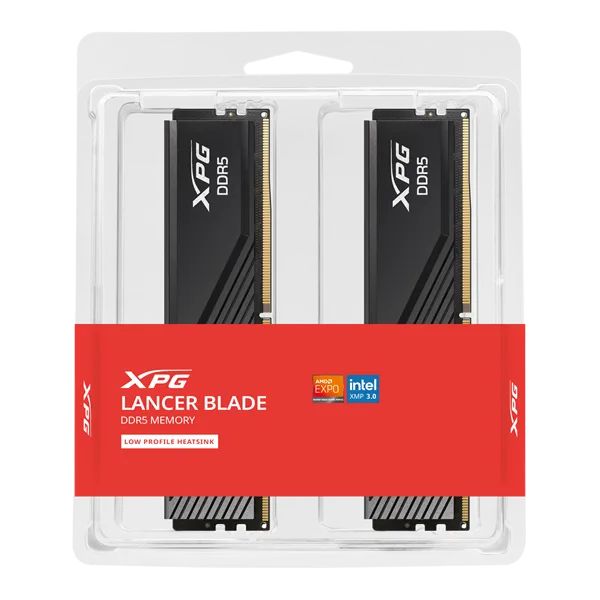 Оперативная память ADATA DDR5, 32GB, 5600MHz, 2*16GB, 46-45-45, BLACK, DUAL TRAY