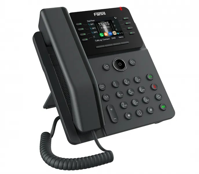 SIP-Телефон Fanvil Enterprise Phone 6-Party Local Conference HD voice 6 SIP lines 2.8 Inch color screen Opus+IPV6 15 DSS Key  PSU