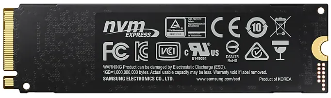 Твердотельный накопитель SSD M.2 (PCI-E NVMe) 500Gb Samsung 970 EVO plus (R3500/W3200MB/s) (MZ-V7S500BW) 1year