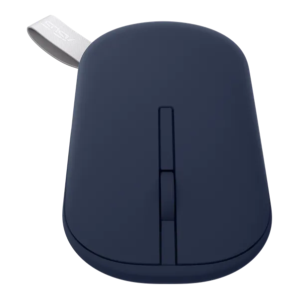 Аксессуары Беспроводная мышь ASUS Marshmallow Mouse MD100/BT+2,4 GHz/1600dpi/Синий