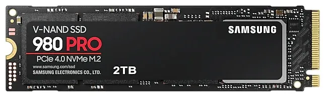 Твердотельный накопитель SSD M.2 (PCI-E NVMe) 2Tb (2048GB) Samsung 980 PRO (R7000/W5000MB/s) (MZ-V8P2T0BW) 1year
