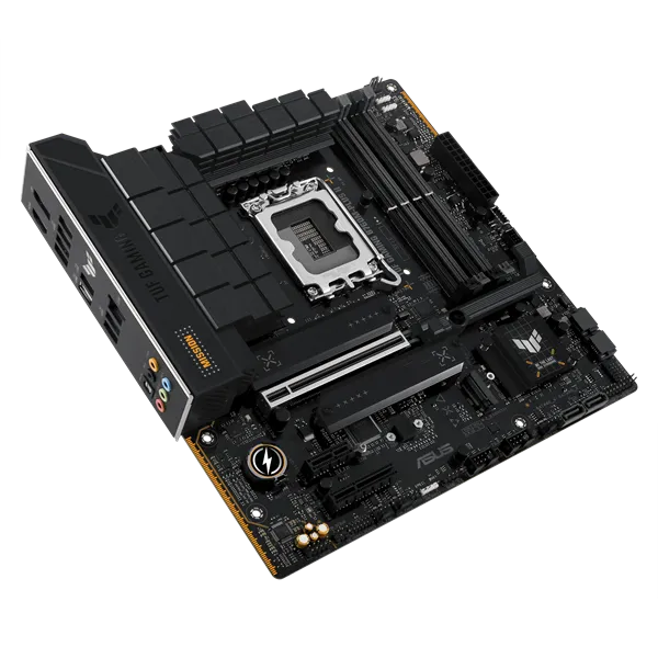 Материнская плата ASUS TUF TUF GAMING B760M-PLUS II, LGA1700, B760, 4*DDR5, HDMI+DP, 4xSATA3 + RAID, M2, Audio, Gb LAN, USB 3.2, USB 2.0, mATX; 90MB1HD0-M0EAY0