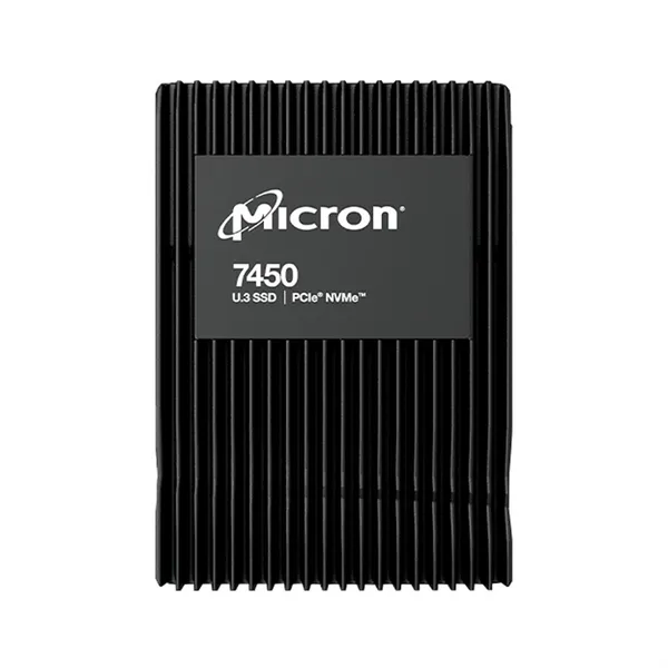 Micron 7450 PRO 3.2TB NVMe U.3 (15mm) PCIe NVMe Gen4 1x4 (v1.4) R6800/W5300MB/s 3D TLC MTTF 2М 1M/390K IOPS 17500TBW SSD Enterprise Solid State Drive, 1 year, OEM