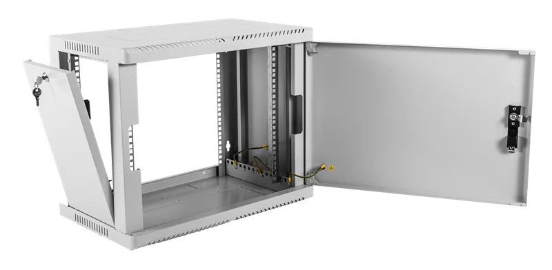 Шкаф ЦМО Шкаф телекоммуникационный настенный сварной 9U (600  350) съёмные стенки, дверь металл