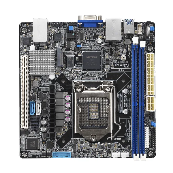 ASUS Motherboard P12R-I Mini-ITX,1xLGA1200,2x3200/2933/2666UDIMM(upto64GB),6xSATA3 6Gb/s p,1xM.2,1xPCIe Gen4 slot (1x16),3Y Wr