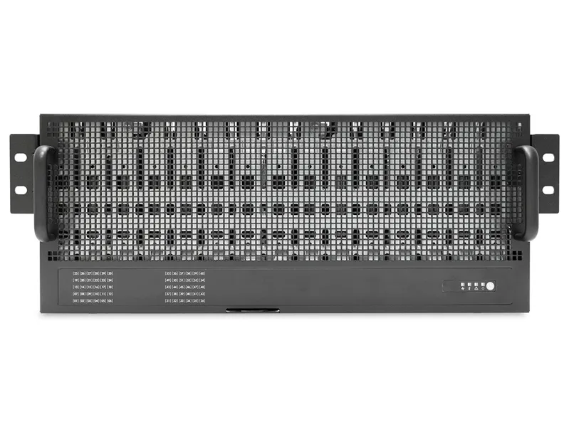 AIC 4U 60x 3.5” hot-swap bays, hot-swap JBOD with dual SAS 12G expander controller, dual BMC, tool-less HDD tray,1200W 1+1 hot-swap redundant 80+ Platinum, tool-less rail kit (35X series)