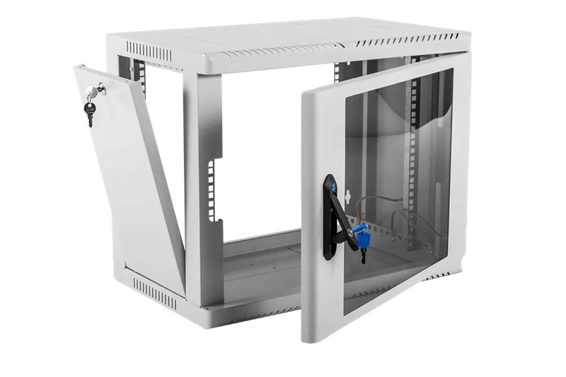 Шкаф ЦМО Шкаф телекоммуникационный настенный сварной 9U (600  350) съёмные стенки, дверь стекло