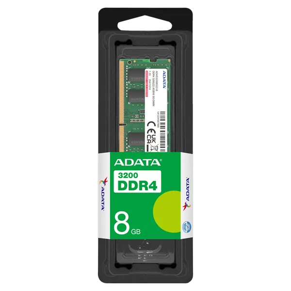Оперативная память ADATA DDR4 SO-DIMM 8GB 3200MHz 1*8GB 22-22-22 SINGLE TRAY