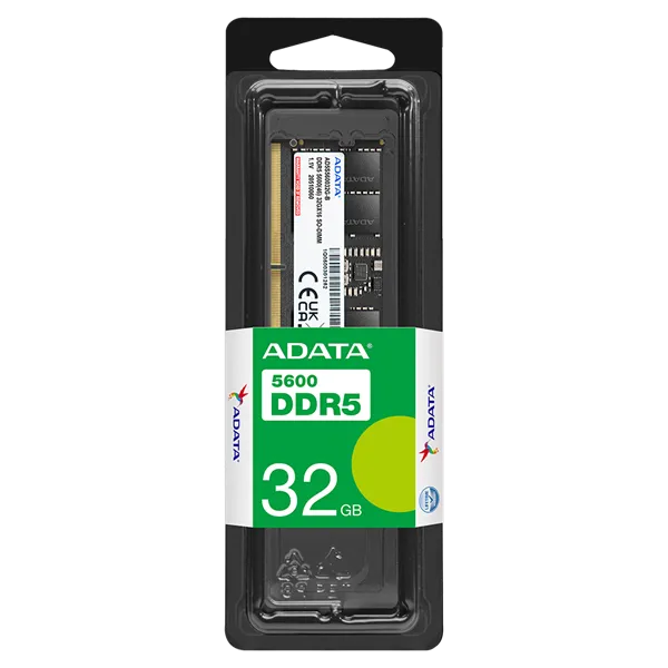 ADATA DDR5, 32GB, 5600MHz, 1*32GB, 46-45-45, SINGLE TRAY