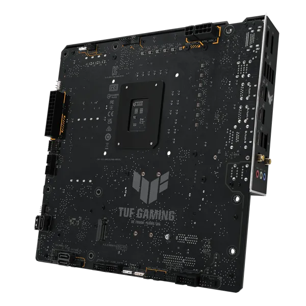 Материнская плата ASUS TUF GAMING B760M-BTF WIFI, LGA1700, B760, 4*DDR5, 4*SATA, 3*M.2, 5*USB 3.2, 4*USB 2.0, Type-C, 2*PCIx16, 1*PCIx1, DP+HDMI, mATX; 90MB1G50-M0EAY0
