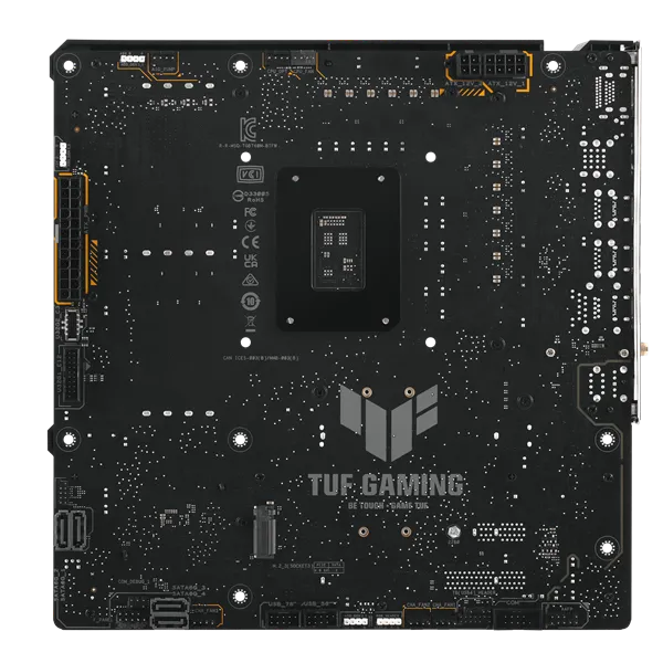 Материнская плата ASUS TUF GAMING B760M-BTF WIFI, LGA1700, B760, 4*DDR5, 4*SATA, 3*M.2, 5*USB 3.2, 4*USB 2.0, Type-C, 2*PCIx16, 1*PCIx1, DP+HDMI, mATX; 90MB1G50-M0EAY0