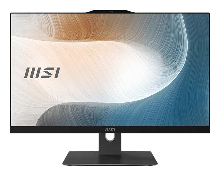 MSI Modern AM242P 1M AiO 23,8" FHD (1920x1080)IPS AG Non-touch,Core i7-150U (1.8GHz),16Gb DDR5(2*8GB),512GB SSD M.2, Intel UHD, WiFi,BT, camera,WirelessKB&mouse Eng/Rus, No OS,1y,Black