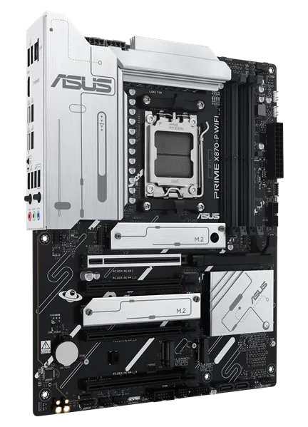 ASUS PRIME X870-P WIFI, AM5, X870, 4*DDR5,  2*SATA, 4*M.2, 4*USB 3.2, 2*USB 2.0, 2*Type-C, 5*PCIx16, HDMI, ATX; 90MB1IS0-M0EAY0