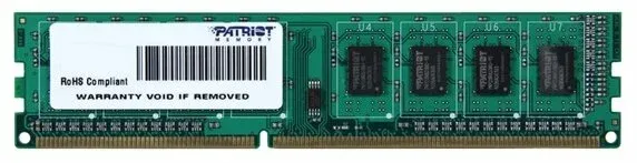 Память DDR3 4Gb 1600MHz Patriot PSD34G160081 RTL PC3-12800 CL11 DIMM 240-pin 1.5В single rank Ret