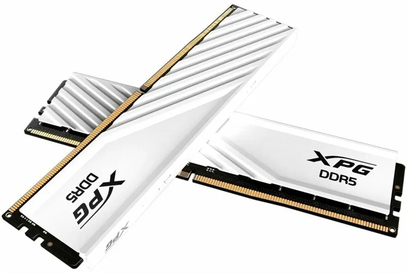 Оперативная память ADATA DDR5, 32GB, 6400MHz, 2*16GB, 32-39-39, WHITE, DUAL TRAY