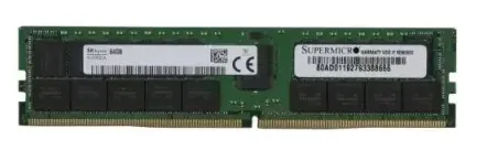 Модуль памяти Supermicro MEM-DR464MC-ER32 64GB 288-Pin DDR4 3200 (PC4-25600) Server Memory Не Б/У, со следами установки