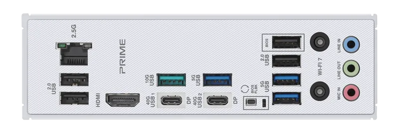 ASUS PRIME X870-P WIFI, AM5, X870, 4*DDR5,  2*SATA, 4*M.2, 4*USB 3.2, 2*USB 2.0, 2*Type-C, 5*PCIx16, HDMI, ATX; 90MB1IS0-M0EAY0