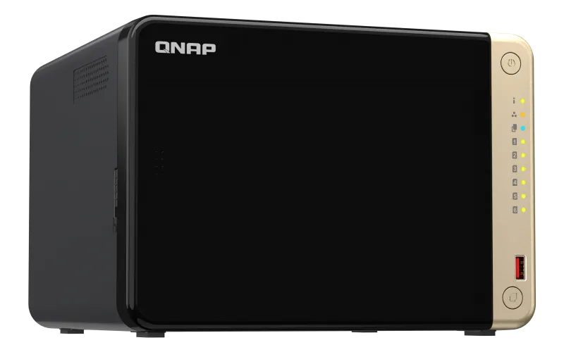 Сетевое хранилище NAS Qnap Original TS-664-8G 6-bay настольный Celeron N5095