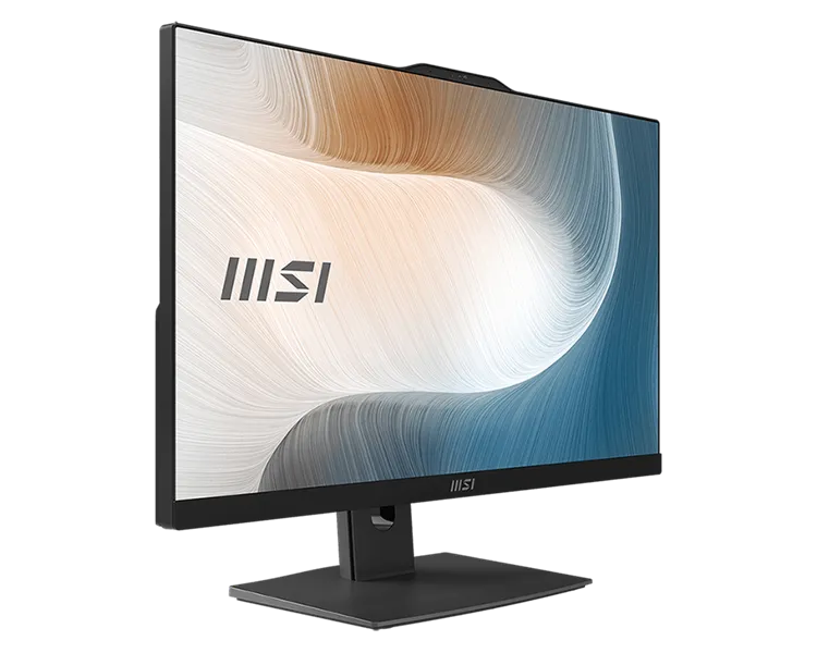 MSI Modern AM242P 1M AiO 23,8" FHD (1920x1080)IPS AG Non-touch,Core i7-150U (1.8GHz),16Gb DDR5(2*8GB),512GB SSD M.2, Intel UHD, WiFi,BT, camera,WirelessKB&mouse Eng/Rus, No OS,1y,Black