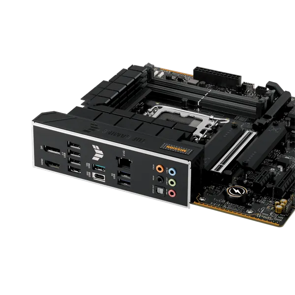 Материнская плата ASUS TUF TUF GAMING B760M-PLUS II, LGA1700, B760, 4*DDR5, HDMI+DP, 4xSATA3 + RAID, M2, Audio, Gb LAN, USB 3.2, USB 2.0, mATX; 90MB1HD0-M0EAY0
