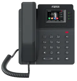 Fanvil V60P Enterprise Phone320X240 2.4" Color-screen6-Party Local ConferenceHD voice             4 SIP lines6 DSS keyOpus+IPV6 .   PSU