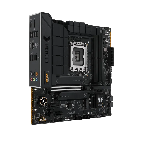 Материнская плата ASUS TUF TUF GAMING B760M-PLUS II, LGA1700, B760, 4*DDR5, HDMI+DP, 4xSATA3 + RAID, M2, Audio, Gb LAN, USB 3.2, USB 2.0, mATX; 90MB1HD0-M0EAY0