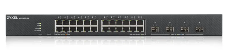 Коммутатор Smart L3 Lite коммутатор Zyxel NebulaFlex XGS1930-28, rack 19", 24xGE, 4xSFP+, бесшумный (без вентилятора)