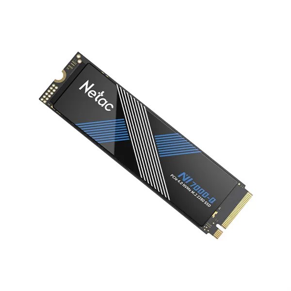 SSD накопитель Netac SSD NV7000-Q 1TB PCIe 4 x4 M.2 2280 NVMe 3D NAND, R/W up to 7100/6200MB/s, TBW 640TB, with heat spreader, 5y wty