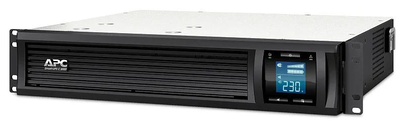 Источник бесперебойного питания APC Smart-UPS C 3000VA/2100W 2U RackMount, 230V, Line-Interactive, LCD, Out: 8xC13 1xC19, 1 year warranty
