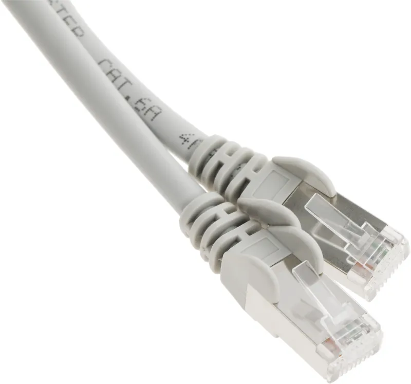 Патч-корд Lanmaster LAN-PC45/S6A-5.0-GY FTP RJ-45 вил.-вилка RJ-45 кат.6A 5м серый LSZH (уп.:1шт)