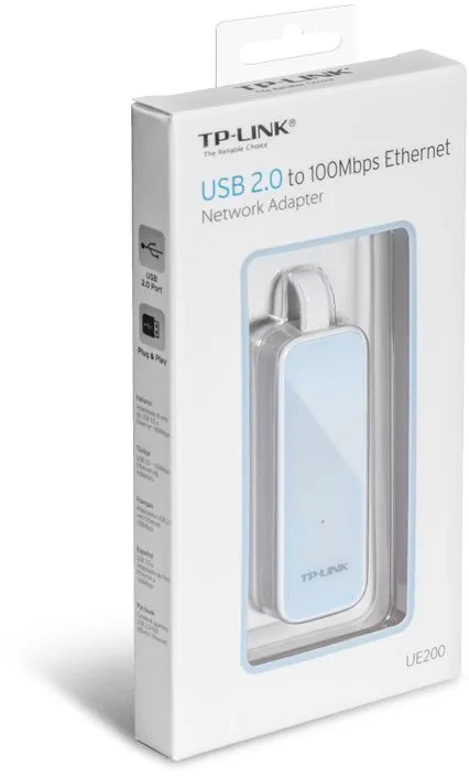 Сетевой адаптер TP-Link UE200 USB 2.0