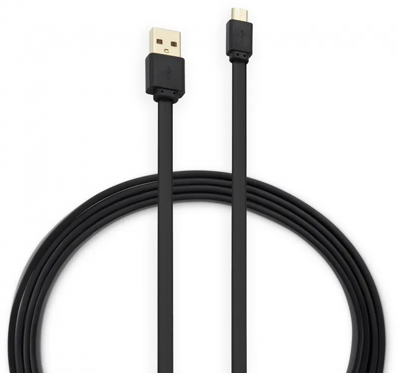 Кабель Buro BHP MICROUSB 1M FLAT USB (m)-micro USB (m) 1м белый плоский