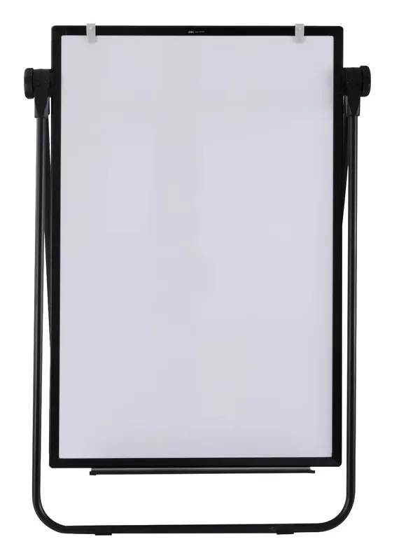 Флипчарт Deli E7886 магнитно-маркерная лак 60x90см на подставке белый с аксессуарами