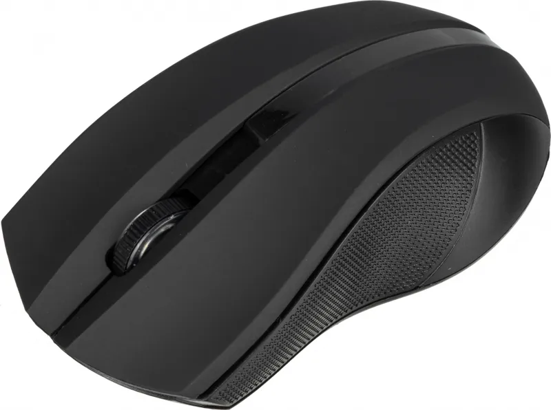 Мышь Оклик 615MW черный оптическая (1200dpi) беспроводная USB для ноутбука (3but)