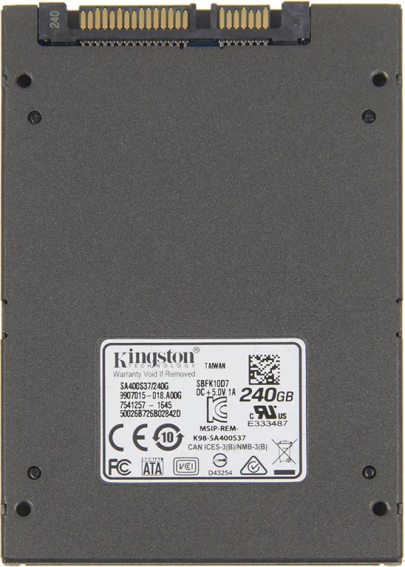 Накопитель SSD Kingston SATA-III 240GB SA400S37/240G A400 2.5"