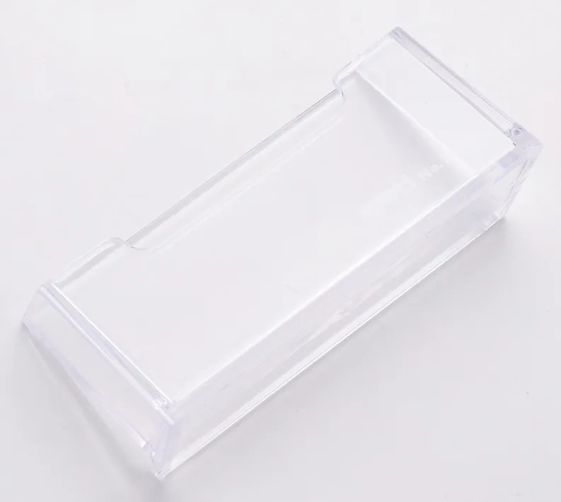 Подставка Deli E7623 для визиток 100х38х82мм прозрачный