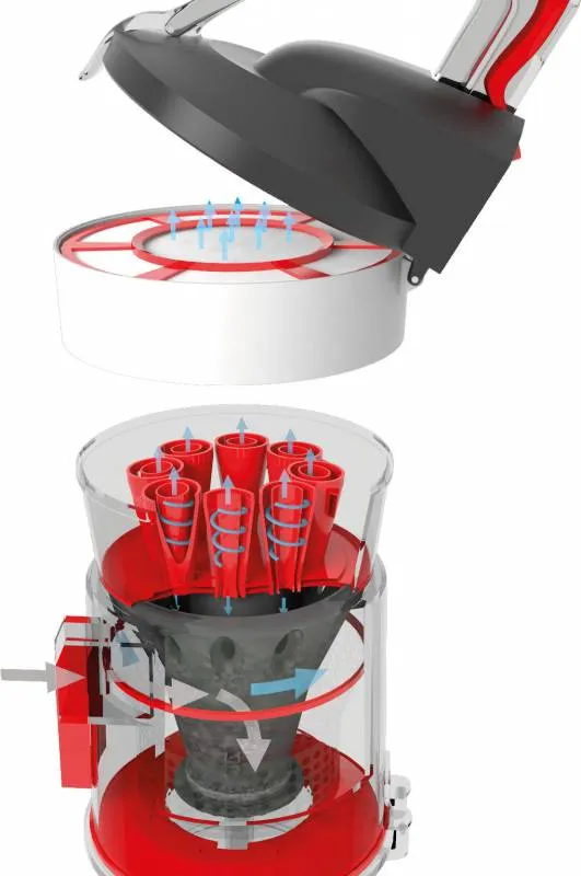 Пылесос Thomas Multi Cyclone PRO 14 1800Вт черный/красный