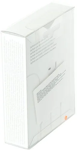 Гарнитура вкладыши Apple EarPods 1.1м белый проводные в ушной раковине (MNHF2ZM/A)