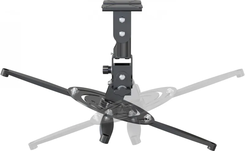 Кронштейн для проектора Cactus CS-VM-PR04-BK черный макс.21кг потолочный поворот и наклон