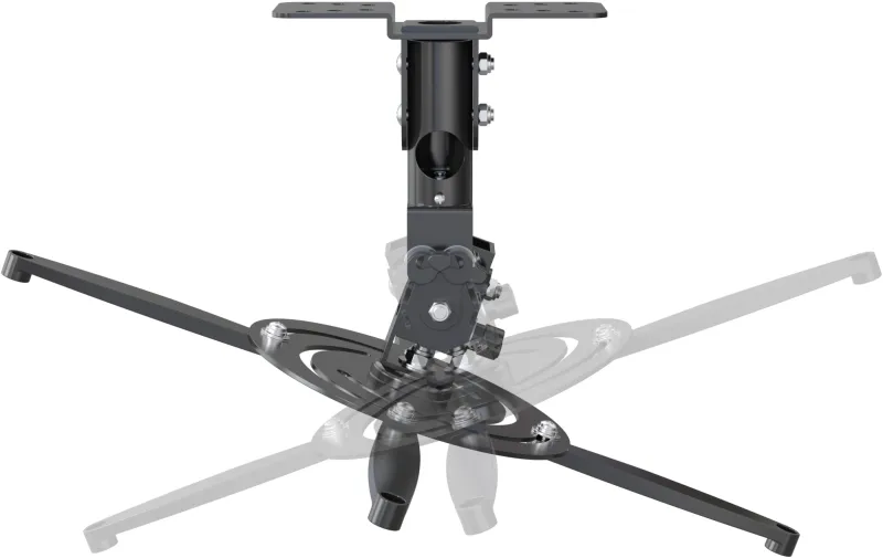 Кронштейн для проектора Cactus CS-VM-PR04-BK черный макс.21кг потолочный поворот и наклон