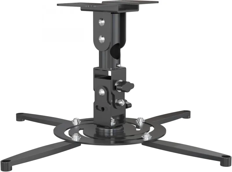 Кронштейн для проектора Cactus CS-VM-PR04-BK черный макс.21кг потолочный поворот и наклон